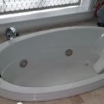 bathroom tub and tile work