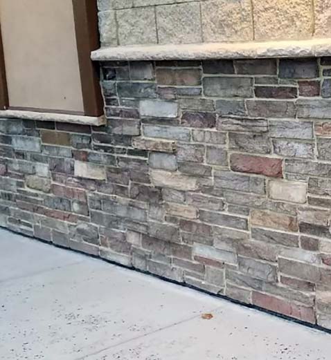 Commercial Stone Wall