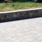 Residential Bluestone Porch, Paver Walk and Stone Wall