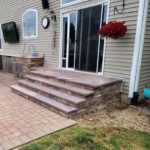 stone steps and porch