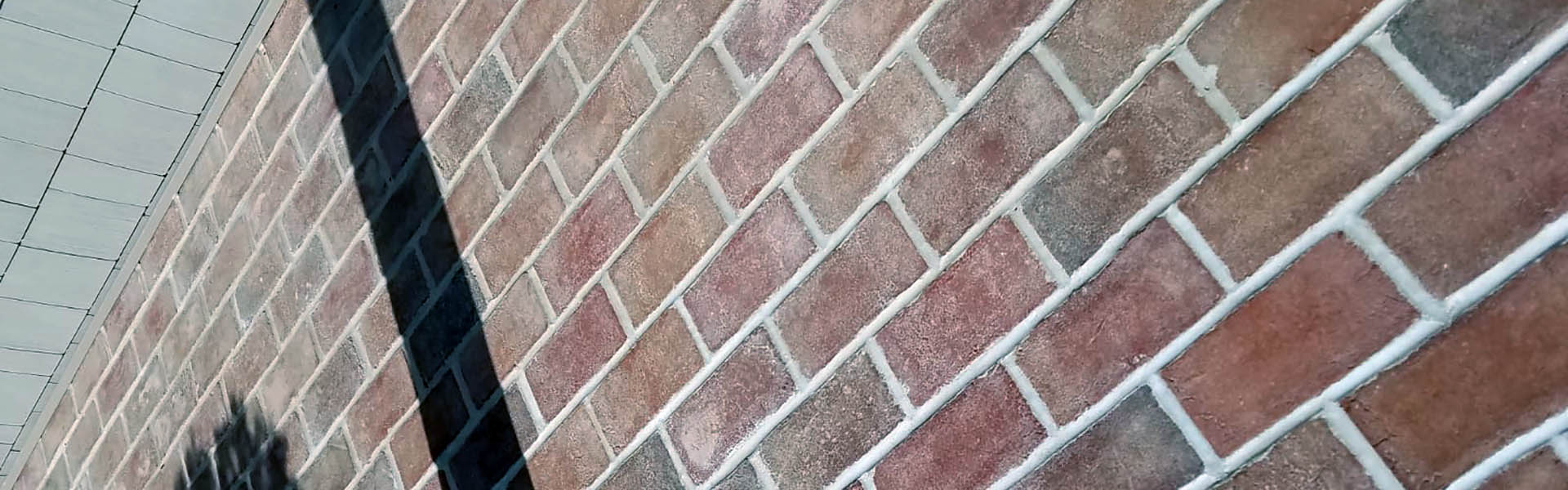 brick walkway with mortar