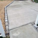 cement driveway