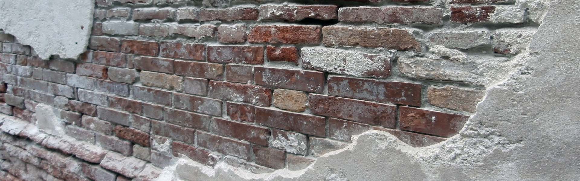exposed brick masonry work