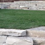 residential Rock stone retention wall