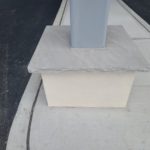 Commercial Stone Pillar For A Parking Lot Roof
